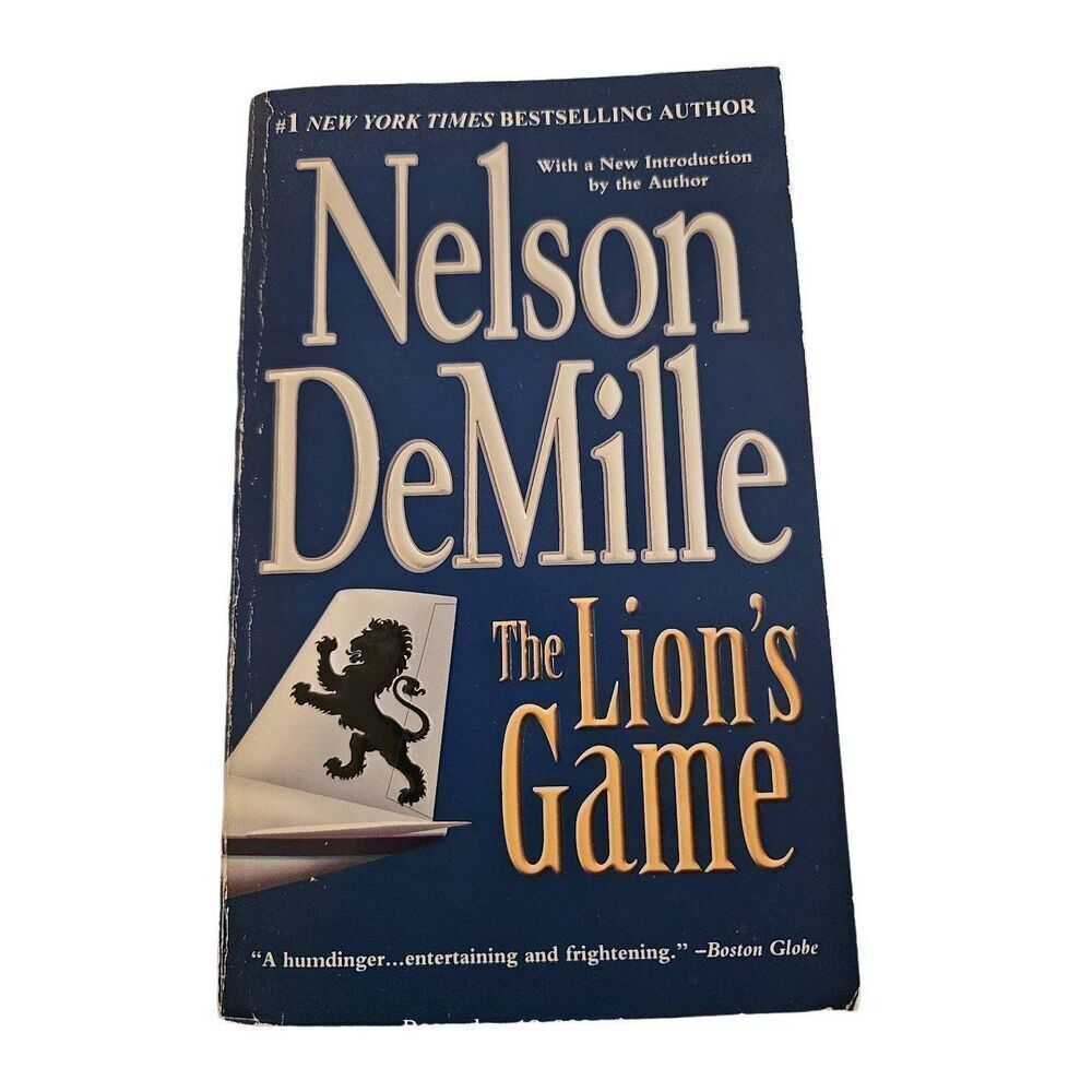 The lions game by Nelson DeMille grand central publishing books isbn 97804466082